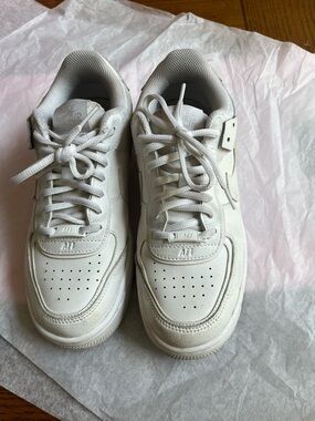 Nike All-White Air Force 1 Low Sneakers 8